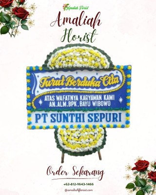 Papan Bunga Duka di Kandang Mas