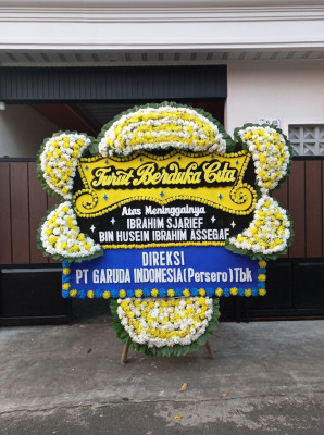 Papan Bunga Duka di Kandang Mas